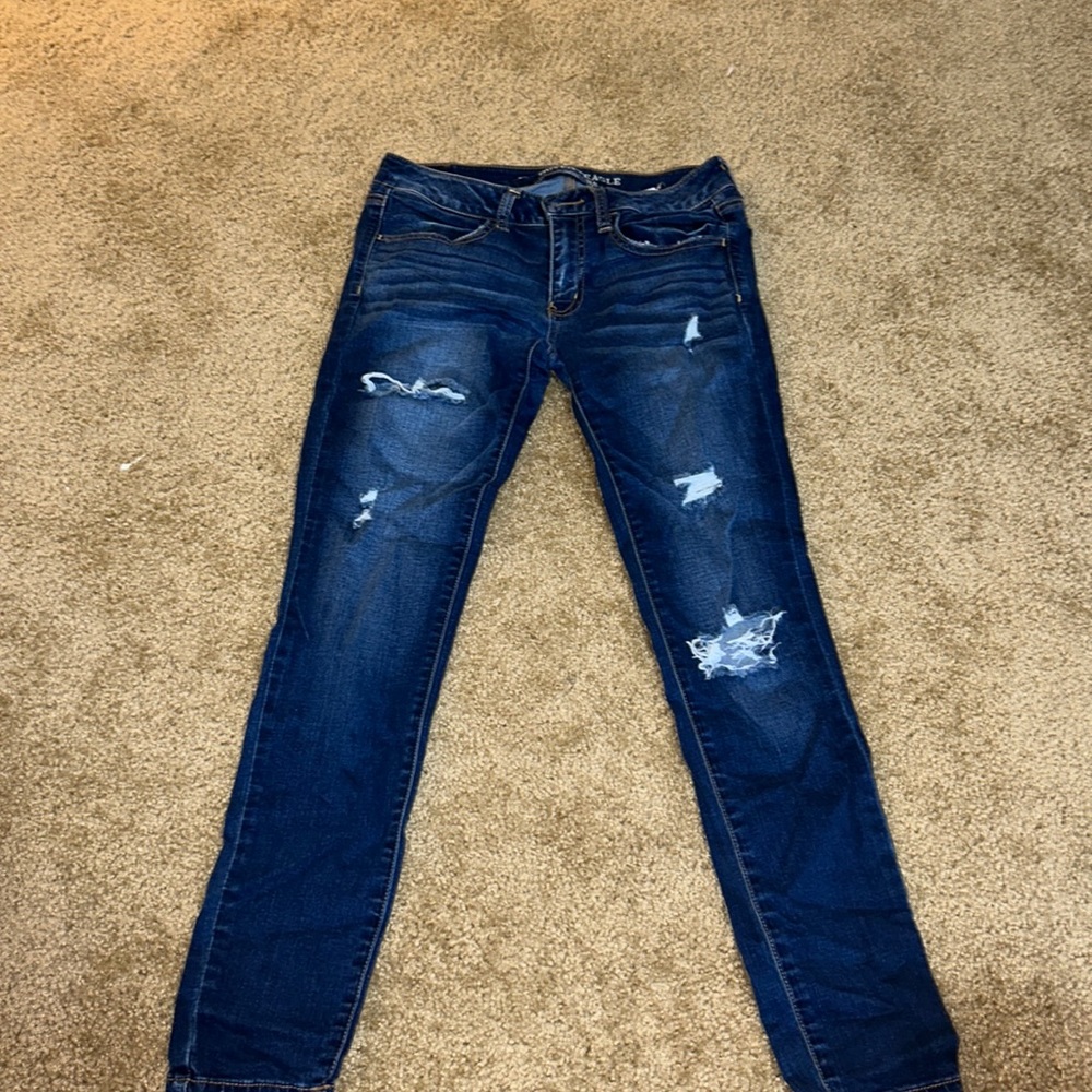 Dark Wash super stretch jeggings